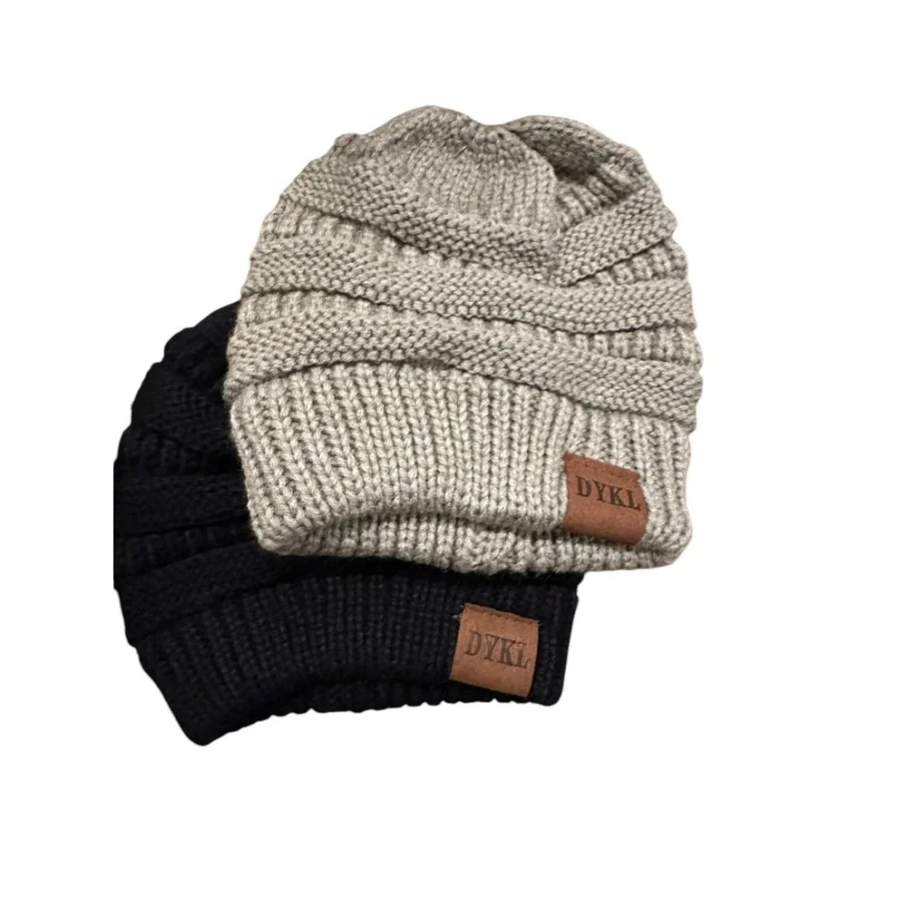 Kids Beanies 4 Pack‎ DYKL Winter Knit Hats  Boys Girls Soft Infant Toddler NEW